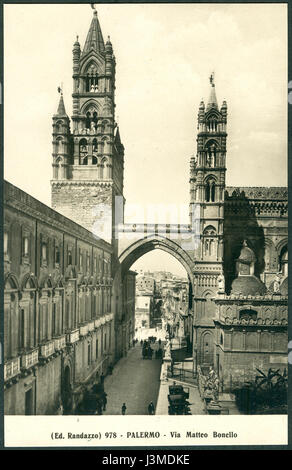 Gevaert Edizione Randazzo N. 0978 Palermo über Matteo Bonello. Fronte Stockfoto