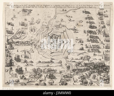 Dieser Titel bezieht sich auf ein Bild oder Dokument in Bezug auf Hoogstraten, eine Stadt in Belgien. Das Jahr 1603 könnte den Zeitrahmen des Dokuments oder Kunstwerkes angeben, wobei der Schwerpunkt wahrscheinlich auf der historischen oder architektonischen Bedeutung während dieser Zeit liegen würde. Stockfoto