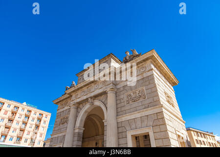 Detail von der Porta Garibaldi in Mailand, Italien Stockfoto