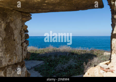 Isola Delle Correnti, Capo Passero - Sizilien Stockfoto