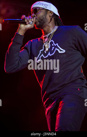 Memphis, Tennessee, USA. 6. Mai 2017. 2 Chainz führt auf 2017 Beale Street Music Festival in Tom Lee Park am 5. Mai 2017 in Memphis, Tennessee. Bildnachweis: Das Foto Zugang/Alamy Live-Nachrichten Stockfoto