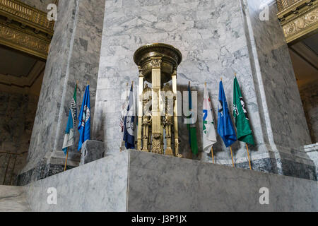 Innenansichten des State Capitol Building Washington in der Stadt Olympia. Stockfoto