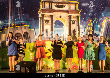 Kursk, Russland - 24. April 2017: der Palast der Pioniere, die Rede Lehrer und Logopäden Kindergärten. Stockfoto