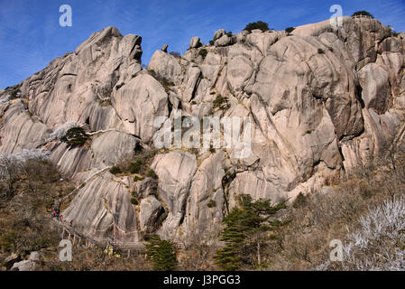 Majestätische Granit, Nationalpark Huangshan, Anhui, China Stockfoto