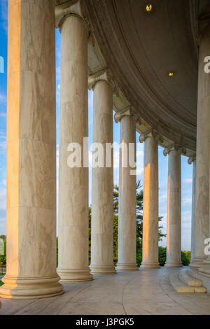 Thomas Jefferson Memorial ist ein presidential Memorial in Washington, D.C., die Thomas Jefferson, einem amerikanischen Gründervater und th gewidmet ist Stockfoto