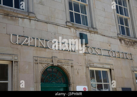 Uppingham Postamt in Uppingham, Rutland Stockfoto