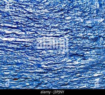 Alt blau lackierten groben hölzernen Hintergrund oder Textur Stockfoto