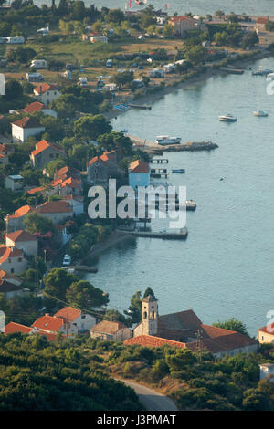 Orebic auf der Halbinsel Peljesac, Kroatien Stockfoto