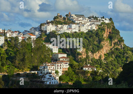 Casares, Costa Del Sol, Provinz Malaga, Andalusien, Spanien Stockfoto