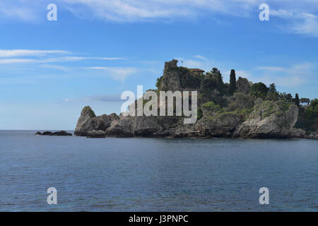 Isola Bella, Mazzaro, Taormina, Sizilien, Italien Stockfoto