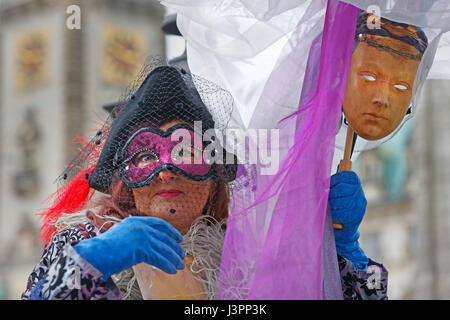 Maskenmagie, Hamburg, 2016, Deutschland, Europa Stockfoto