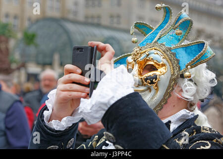 Maskenmagie, Hamburg, 2016, Deutschland, Europa Stockfoto