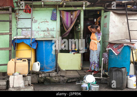 Hütte in Mumbai, Indien Stockfoto