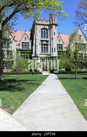 Die Ryerson Laboratory an der University of Chicago-quad Stockfoto