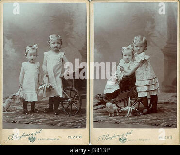 J. F. Langhans Plzen Cca 1905 Stockfoto