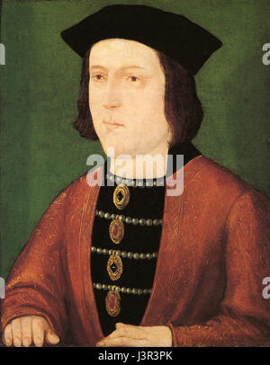 König Eduard IV. War von 1461 bis 1470 König von England und von 1471 bis zu seinem Tod 1483, bekannt für seine Rolle in den Rosenkriegen und seine Beiträge zur englischen Politik. Stockfoto