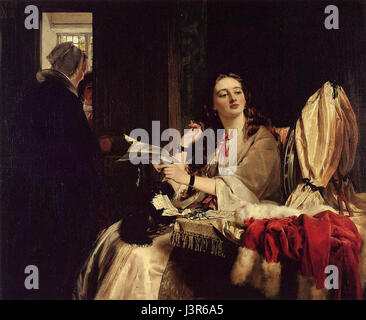 John Callcott Horsley Valentinstag Stockfoto