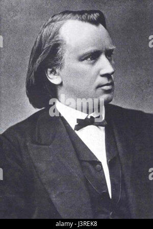 Johannes Brahms c. 1870 Stockfoto