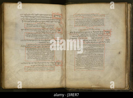 Jüdisch-römische Gebetbuch (17) Stockfoto