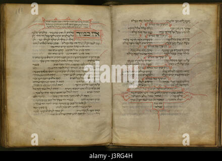 Jüdisch-römische Gebetbuch (111) Stockfoto