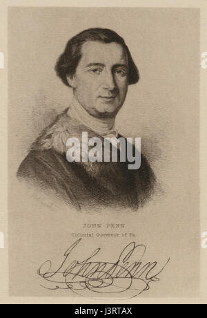 John Penn, Gouverneur von Pa (NYPL NYPG94 F42 419831) Stockfoto