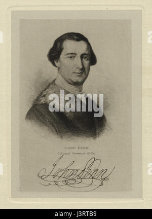 John Penn, kolonialen Gouverneur von Pa (NYPL NYPG94 F149 419978) Stockfoto