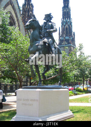 Begierig John Howard Statue, Mount Vernon Place, Baltimore, MD Stockfoto