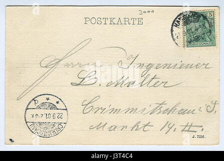 Dieses Bild zeigt eine Szene aus „die Eilenriede“, einem Werk von Karl F. Wunder, die einen historischen Moment oder eine historische Kulisse in Hannover zeigt. Das Bild fängt ein Stück der Hintergrundgeschichte ein und veranschaulicht einen Schlüsselmoment in der Erzählung zum Thema „beim Steuerndieb“. Stockfoto