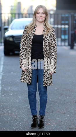 Michelle Hardwick außerhalb ITV Studios mit: Michelle Hardwick Where: London, Vereinigtes Königreich bei: 6. April 2017 Stockfoto