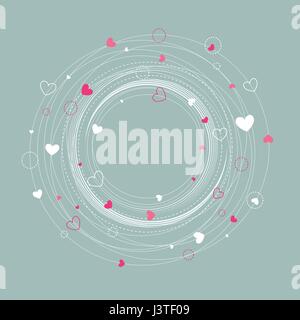 Herzen Hintergrund Stock Vektor