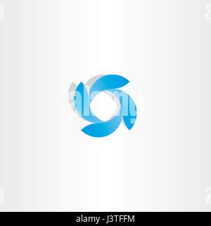 abstrakt Business Logo blau Tech Vektor Icon Symbol-design Stock Vektor