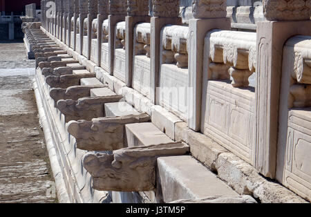 Palast der Himmlischen Reinheit Qianqinggong in Forrbiden Stadt, Peking, China, 23. Februar 2016. Stockfoto