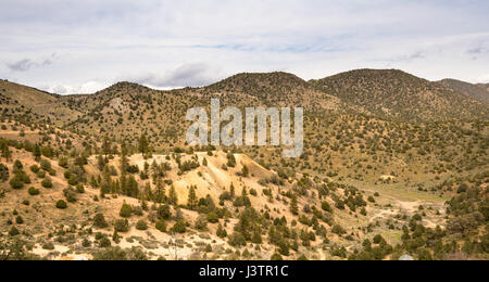 Virginia City in Nevada war Zentrum der Gold- und rush Stockfoto