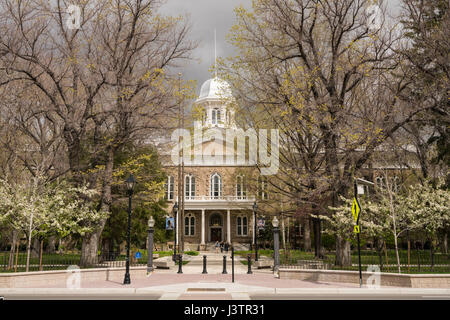 Nevada State Capitol building Eingang in Carson City Stockfoto