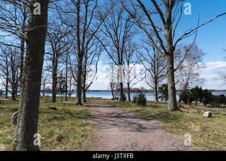 Gewundenen Gang Meer im Frühling Stockfoto