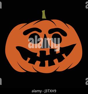 die Hand gezeichnete Jack-o-Laterne Stock Vektor