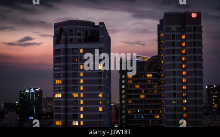 Saigon Stadtbild Stockfoto