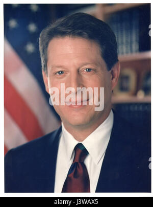 -Vizepräsident GORE - Al Gore Büste erschossen Stockfoto