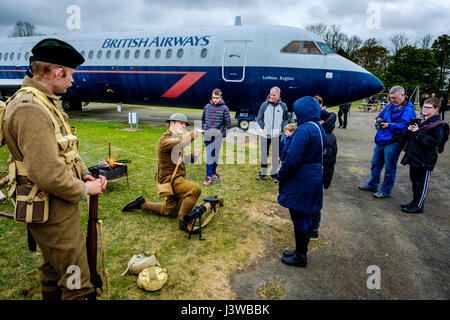 Sonntag, 7. Mai 2017 East Fortune, Schottland: Erfahrungen bei der National Museum of Flight in East Fortune. Stockfoto