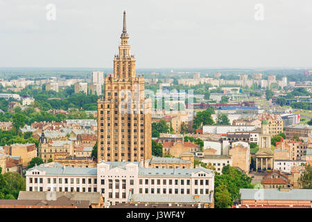 Lettische Akademie der Wissenschaften in Riga (Lettland) Stockfoto