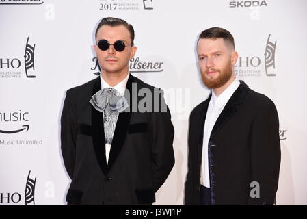 ECHO Musikpreis 2017 auf der Messe (Messe). Mitwirkende: Wo schmerzt: Berlin, Deutschland bei: 6. April 2017 Stockfoto