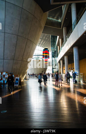 Das Innere der National Art Center, Tokyo Stockfoto