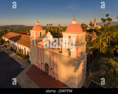 Alte Mission Santa Barbara, Santa Barbara, Kalifornien Stockfoto