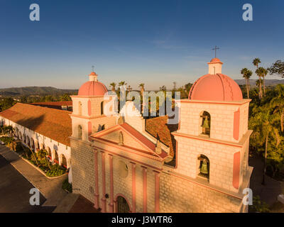 Alte Mission Santa Barbara, Santa Barbara, Kalifornien Stockfoto