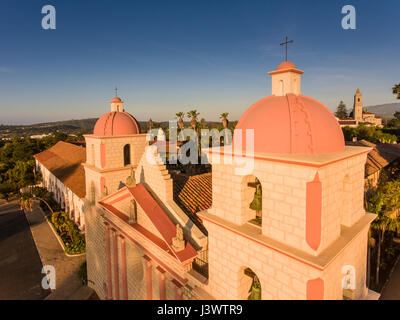 Alte Mission Santa Barbara, Santa Barbara, Kalifornien Stockfoto