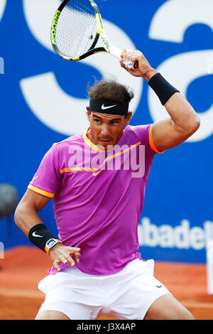 Rafael Nadal (ESP), 29. April 2017 - Tennis: Tennis-Turnier der ATP 500 World Tour Barcelona Open Banco Sabadell während Mens Singls Halbfinale match bei der Real Club de Tenis in Barcelona, Spanien, (Foto: D.Nakashima/AFLO) Stockfoto