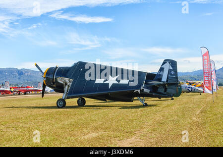 TBM Grumman Avenger bei Wings over Illawarra 2017 Airshow, Albion Park, NSW, Australien Stockfoto