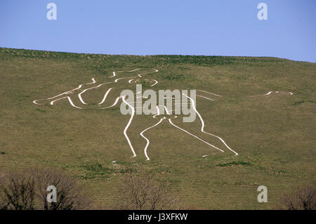 Cerne Abbas Giant, Dorset, Großbritannien Stockfoto