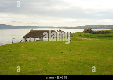 Die Herberge auf der Insel Berneray, Schottland Stockfoto