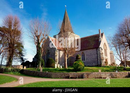 Touristenort mittelalterliches Dorf East Sussex Stockfoto